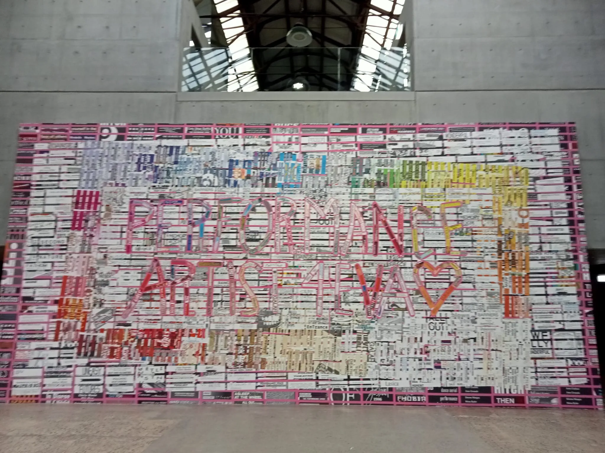 Custom printed artwork on wallpaper by artist Elbvis Richarsdon for carriageworks
